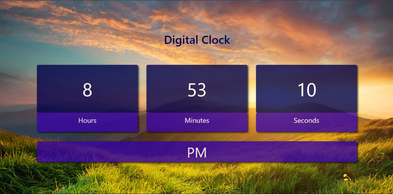 Digital Clock Project